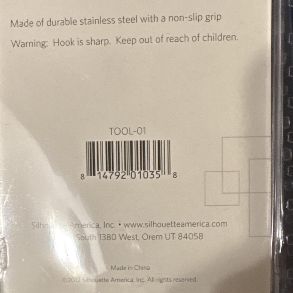 Silhouette Hook & Scraper Manual Tools MODEL TOOL-01 TOOL-02 - Picture 2 of 3